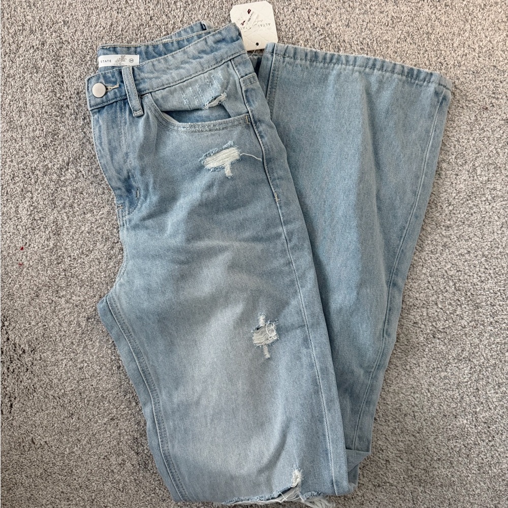 Altar'd State Light Blue Boyfriend Jeans